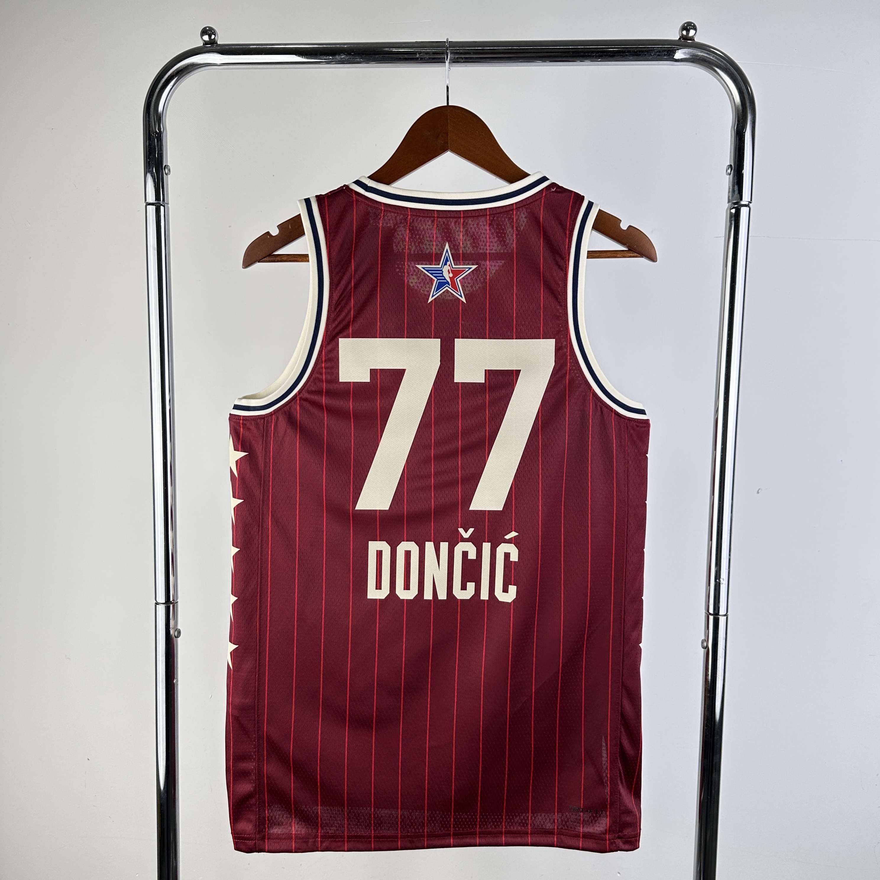 Men All-star season 77 Doncic Red 2024 NBA Jersey